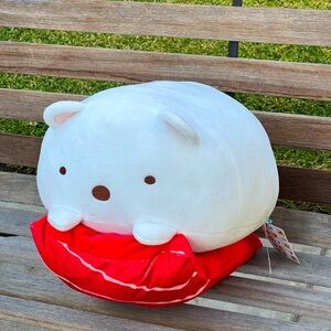 San-X Sumikko Gurashi Polar Bear On Tuna 14” Plush Shirokuma Maguro RARE Sushi